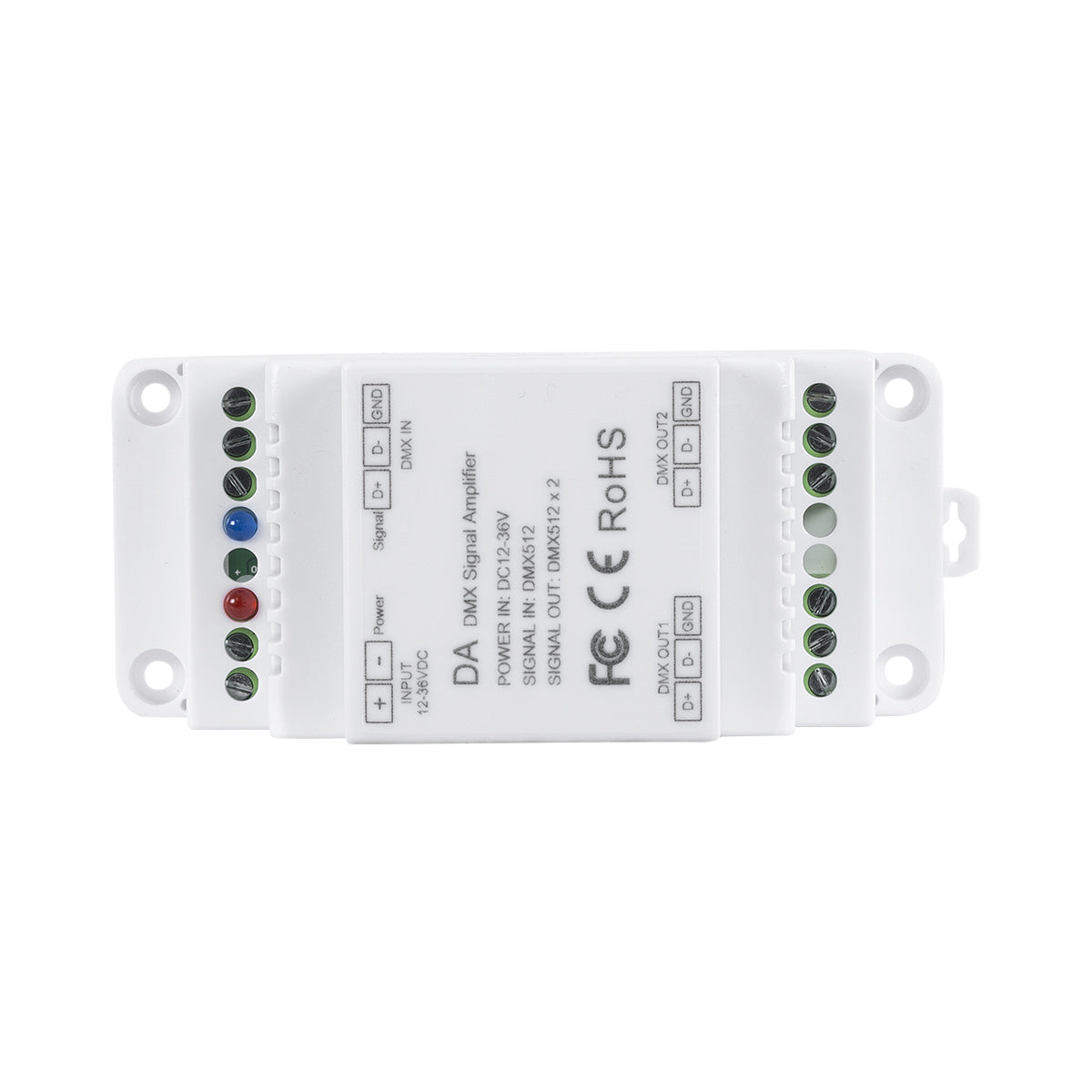 73137 DA SKYDANCE DC DMX512 Signal Amplifier Din Rail Ράγας 2 Καναλιών DC 12-48V - IP20 Μ11.5 x Π5 x Υ6.5cm