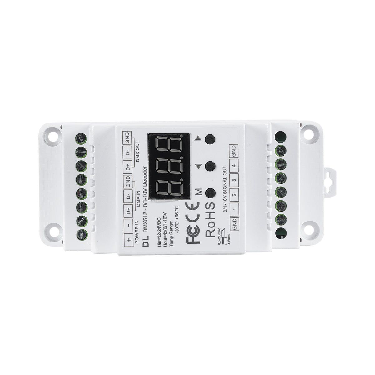 73139 DL SKYDANCE DC DMX512 Signal Amplifier Din Rail Ράγας 2 Καναλιών DC 12-48V - IP20 Μ11.5 x Π5 x Υ6.5cm