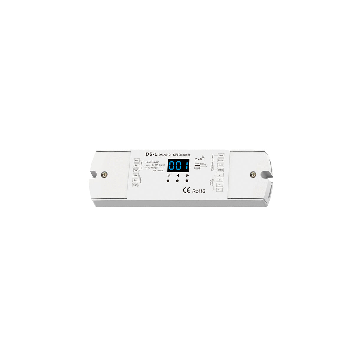 73142 DS-L SKYDANCE DC RF 2.4Ghz DMX512 to SPI Decoder DC 5-24V - IP20 Μ17 x Π5 x Υ2.5cm