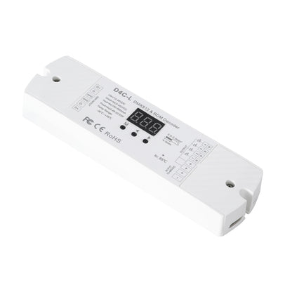 73145 D4C-L SKYDANCE DC DMX512 Constant Current & RDM Decoder 4 Καναλιών DC 12-48V 4 x 0.5A 22.5W - Max 2A 90W - IP20 Μ17 x Π5 x Υ2.5cm