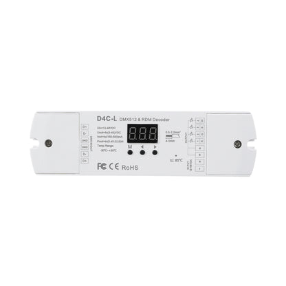 73145 D4C-L SKYDANCE DC DMX512 Constant Current & RDM Decoder 4 Καναλιών DC 12-48V 4 x 0.5A 22.5W - Max 2A 90W - IP20 Μ17 x Π5 x Υ2.5cm