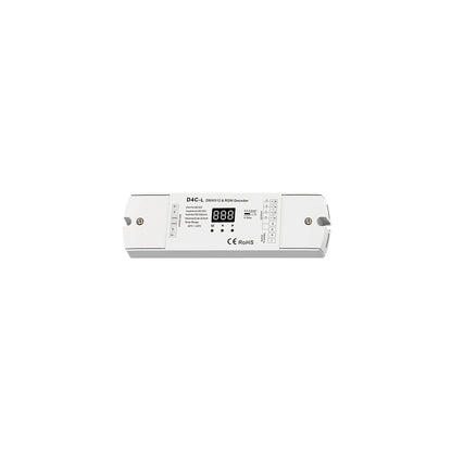 73145 D4C-L SKYDANCE DC DMX512 Constant Current & RDM Decoder 4 Καναλιών DC 12-48V 4 x 0.5A 22.5W - Max 2A 90W - IP20 Μ17 x Π5 x Υ2.5cm