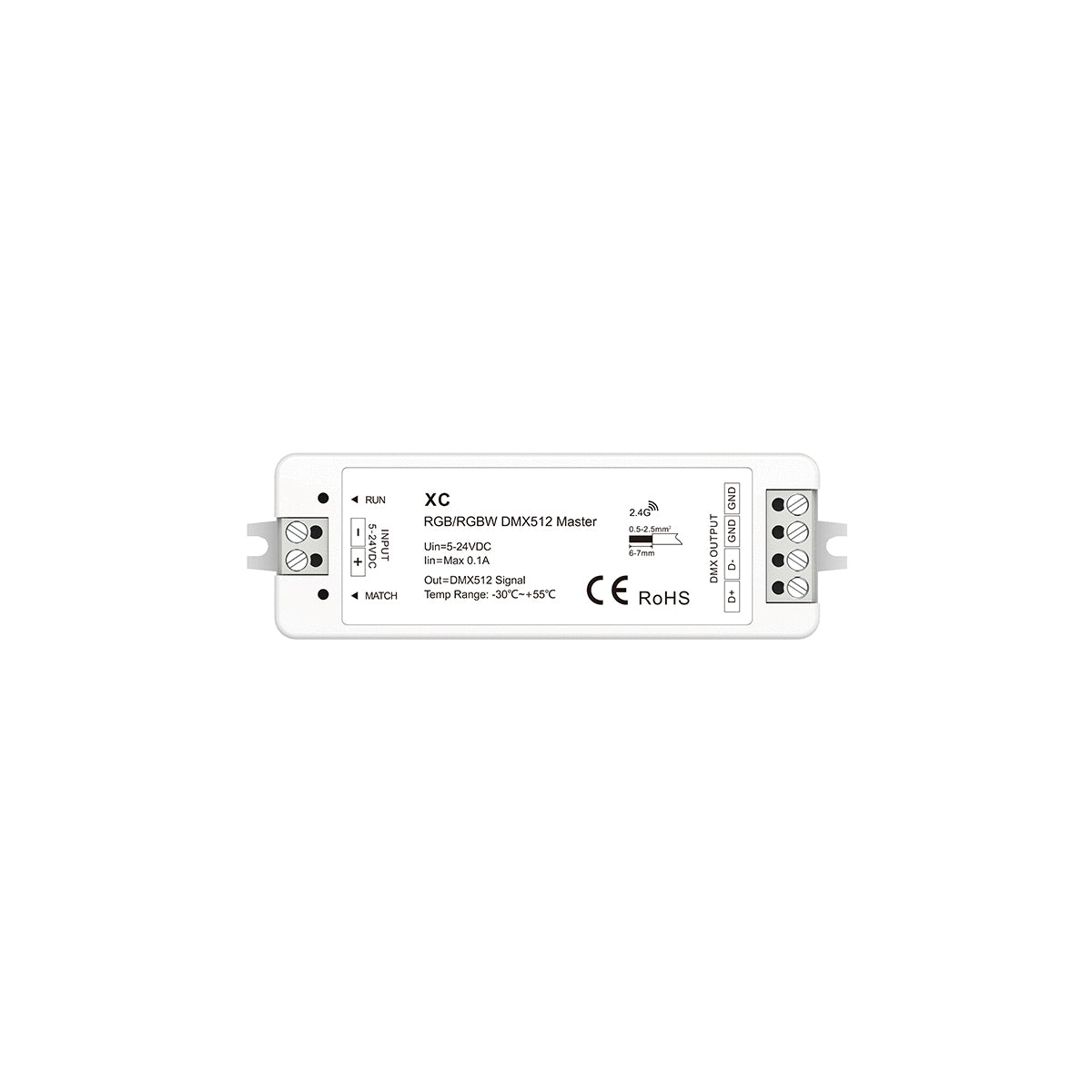 73157 XC SKYDANCE DC RF 2.4Ghz DMX512 Master Digital DC 5-24V - IP20 Μ10.5 x Π3.5 x Υ2cm