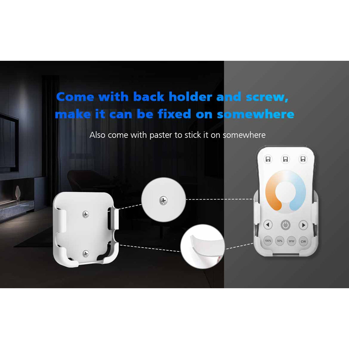 73158 R9 SKYDANCE Ασύρματο Χειριστήριο RF 2.4Ghz 1 Group για όλα τα Πολύχρωμα SKYDANCE Controller DC 3V 1 x CR2032 - IP20 Μ10.7 x Π5.8 x Υ1cm