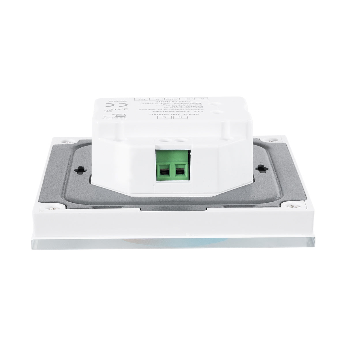 73160 T12 SKYDANCE Ασύρματο DMX512 Επιτοίχιο Χειριστήριο RF 2.4Ghz 4 Group για όλα τα SKYDANCE DMX512 Controller AC 100-240V Max 0.1A - IP20 Μ8.5 x Π8.5 x Υ3.5cm