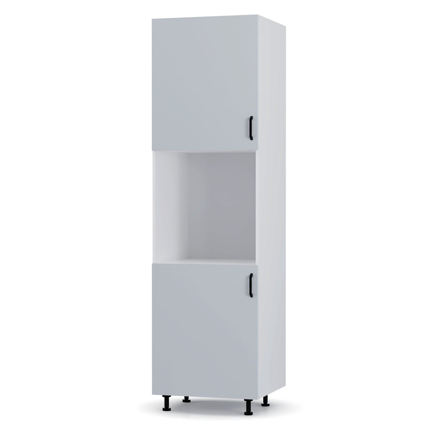 Modest Στήλη Κουζίνας Γκρι 60x57x214