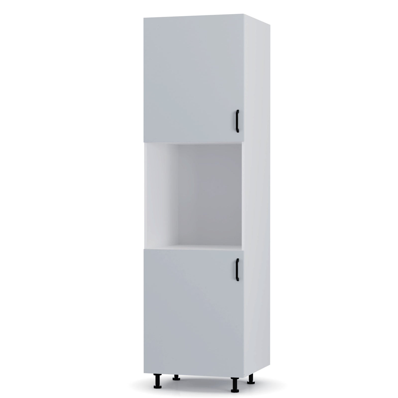 Modest Στήλη Κουζίνας Γκρι 60x57x214