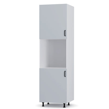 Modest Στήλη Κουζίνας Γκρι 60x57x214