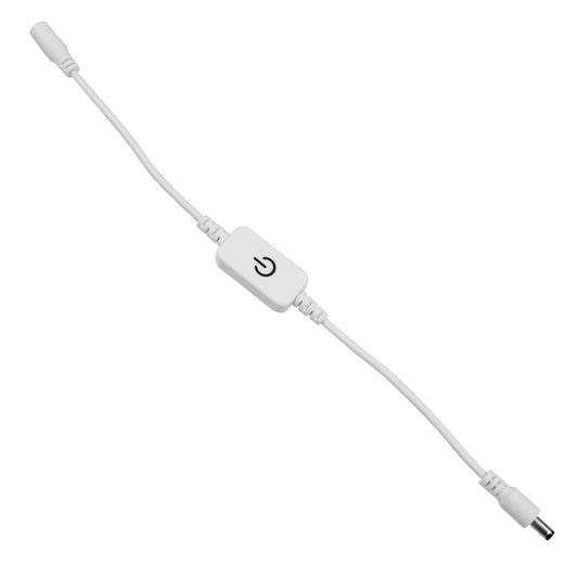 DIMMERANO 73303 Διακόπτης Αφής On/Off & Push Dimming με 1 x 5A 120W Κανάλι DC 12-24V 5A 120W Max IP20 - Λευκό - Μ25 x Π2.3 x Υ1.1