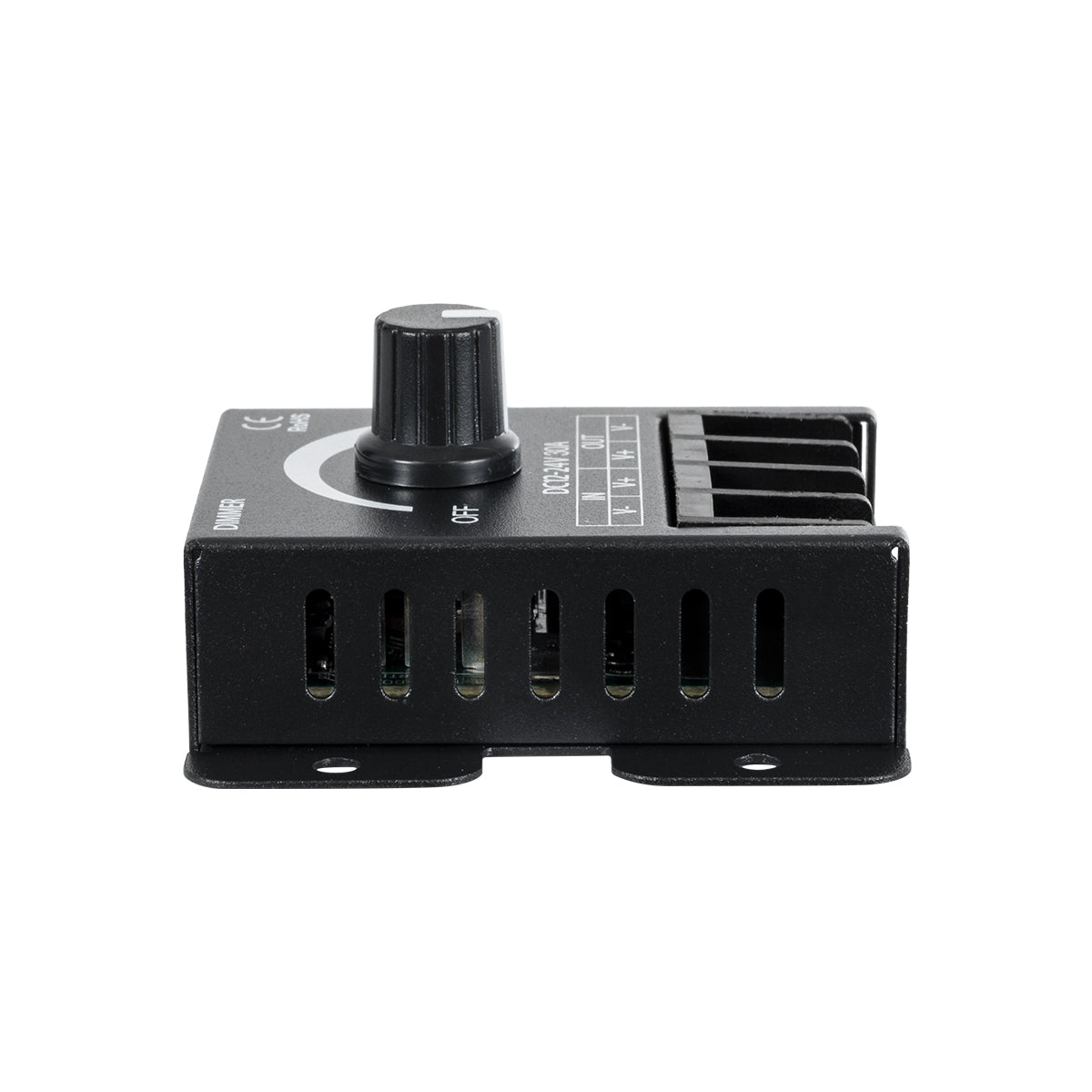 73316 T4 DC Dimmer High Speed Controller 1 Καναλιού DC 12-24V 1 x 30A 720W - Max 30A 720W - IP20 Μ8.5 x Π6.5 x Υ2cm