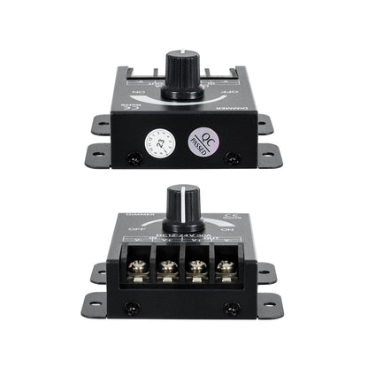 73316 T4 DC Dimmer High Speed Controller 1 Καναλιού DC 12-24V 1 x 30A 720W - Max 30A 720W - IP20 Μ8.5 x Π6.5 x Υ2cm