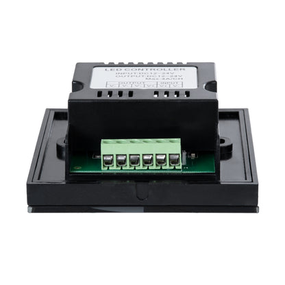 73318 Επιτοίχιο Dimmer Touch - Αφής 1 Καναλιου DC 12-24V 1 x 12A 288W - Max 12A 288W - IP20 Μ9 x Π9 x Υ3.5cm