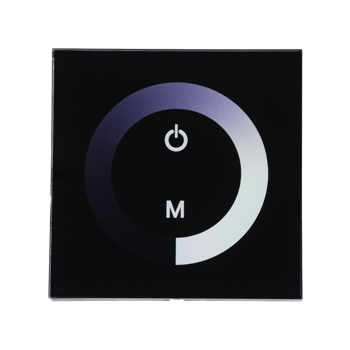 73318 Επιτοίχιο Dimmer Touch - Αφής 1 Καναλιου DC 12-24V 1 x 12A 288W - Max 12A 288W - IP20 Μ9 x Π9 x Υ3.5cm