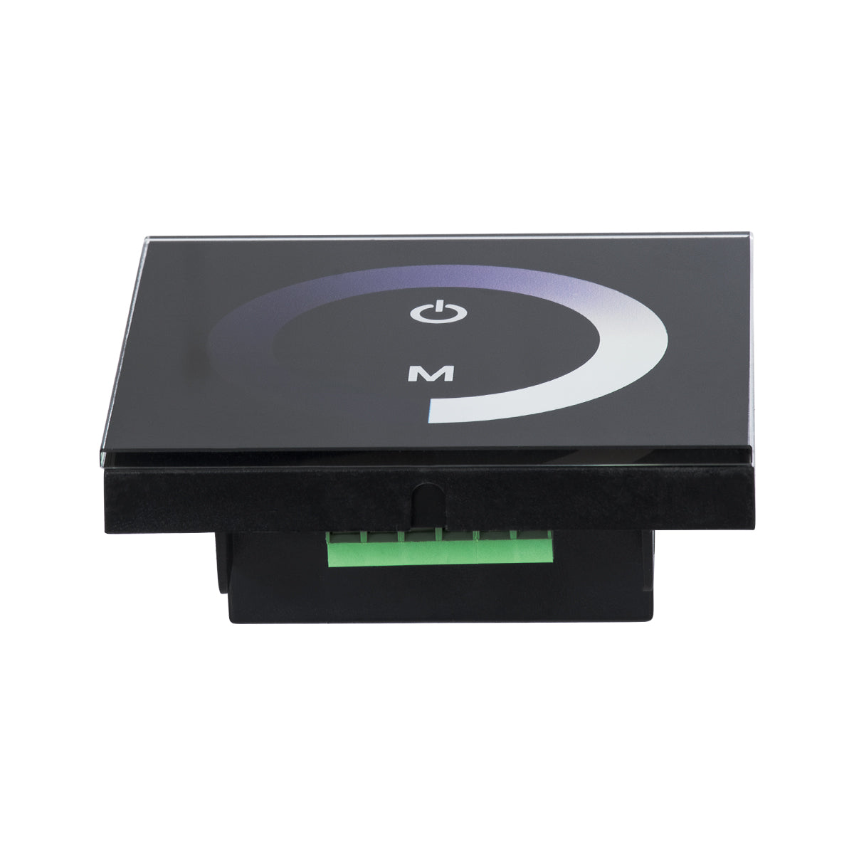 73318 Επιτοίχιο Dimmer Touch - Αφής 1 Καναλιου DC 12-24V 1 x 12A 288W - Max 12A 288W - IP20 Μ9 x Π9 x Υ3.5cm