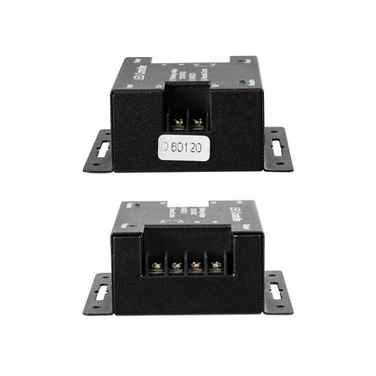 CCTCONTROLLER 73351 Σετ Dimmer / Controller με RF Ασύρματο Χειριστήριο με 2 x 6A 144W Κανάλια DC 12-24V 12A 288W Max IP20 - RF2.4Ghz SYNC - Μ8.3 x Π8.3 x Υ3.2
