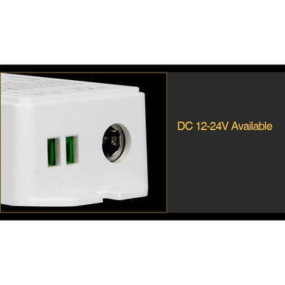 73422 LS2 Mi-BOXER DC RF 2.4Ghz 5 in 1 Dimmer High Speed Controller / Dimmer 5 Καναλιών DC 12-24V 5 x 3A 72W - Max 15A 360W - IP20 RGBW+WW Μ13 x Π5 x Υ2.5cm