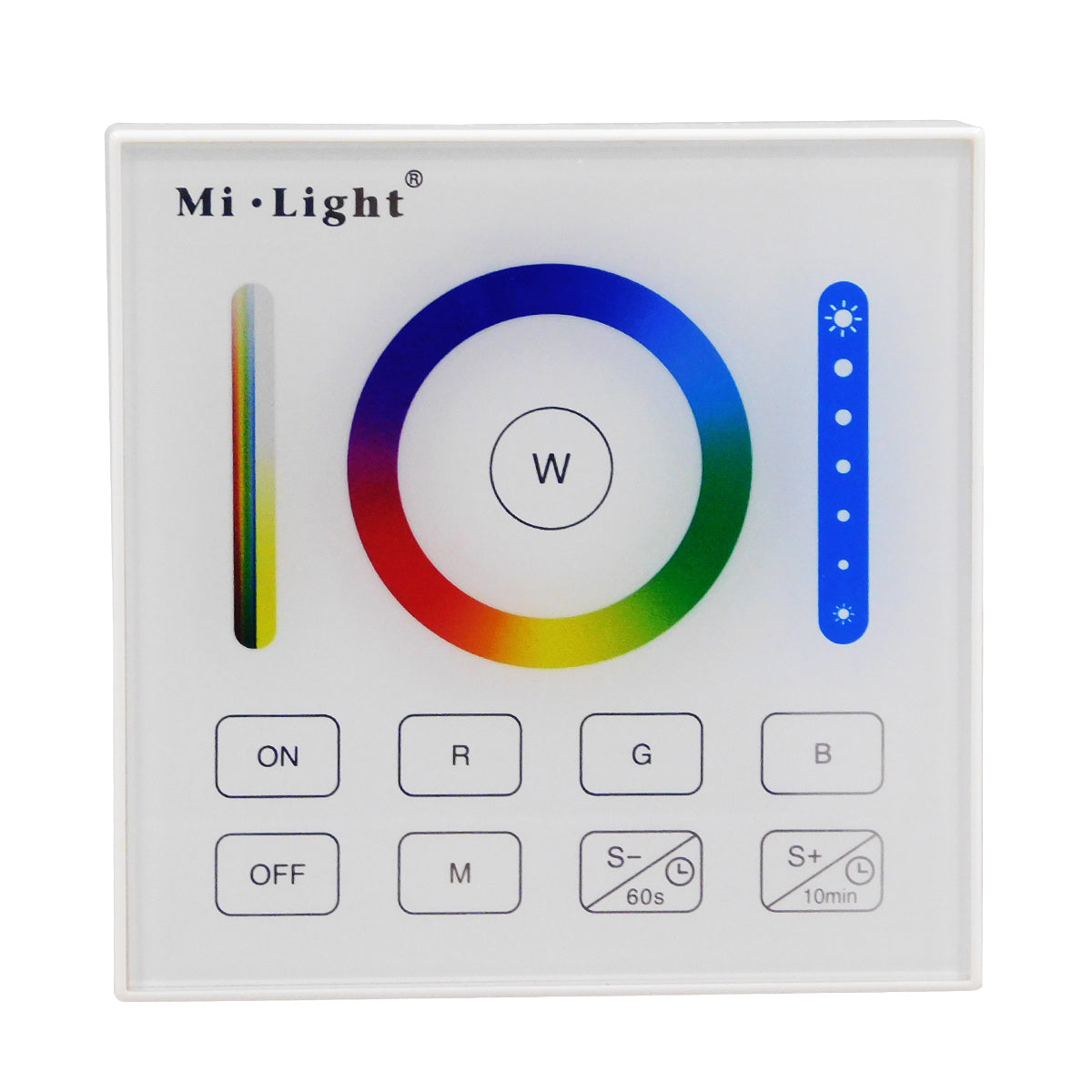 73425 Mi-Light B0 LED RGBW+WW+CCT Smart Ασύρματο Χειριστήριο Αφής 2.4G RF Φορητό/Τοίχου με Μπαταρία για όλα τα Mi-Light Controller Box