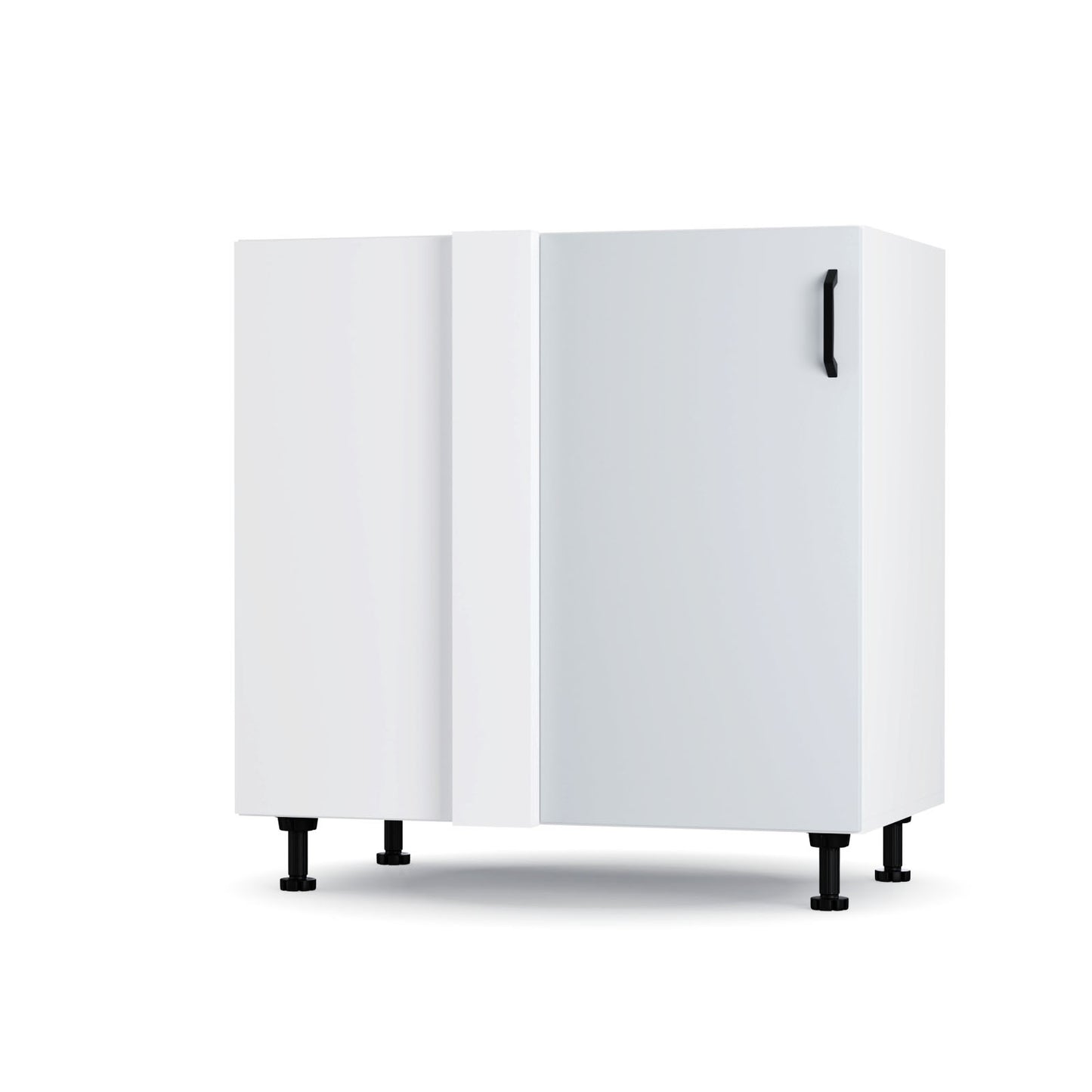 Modest Κάτω Γωνιακό Ντουλάπι Γκρι 80x48x82