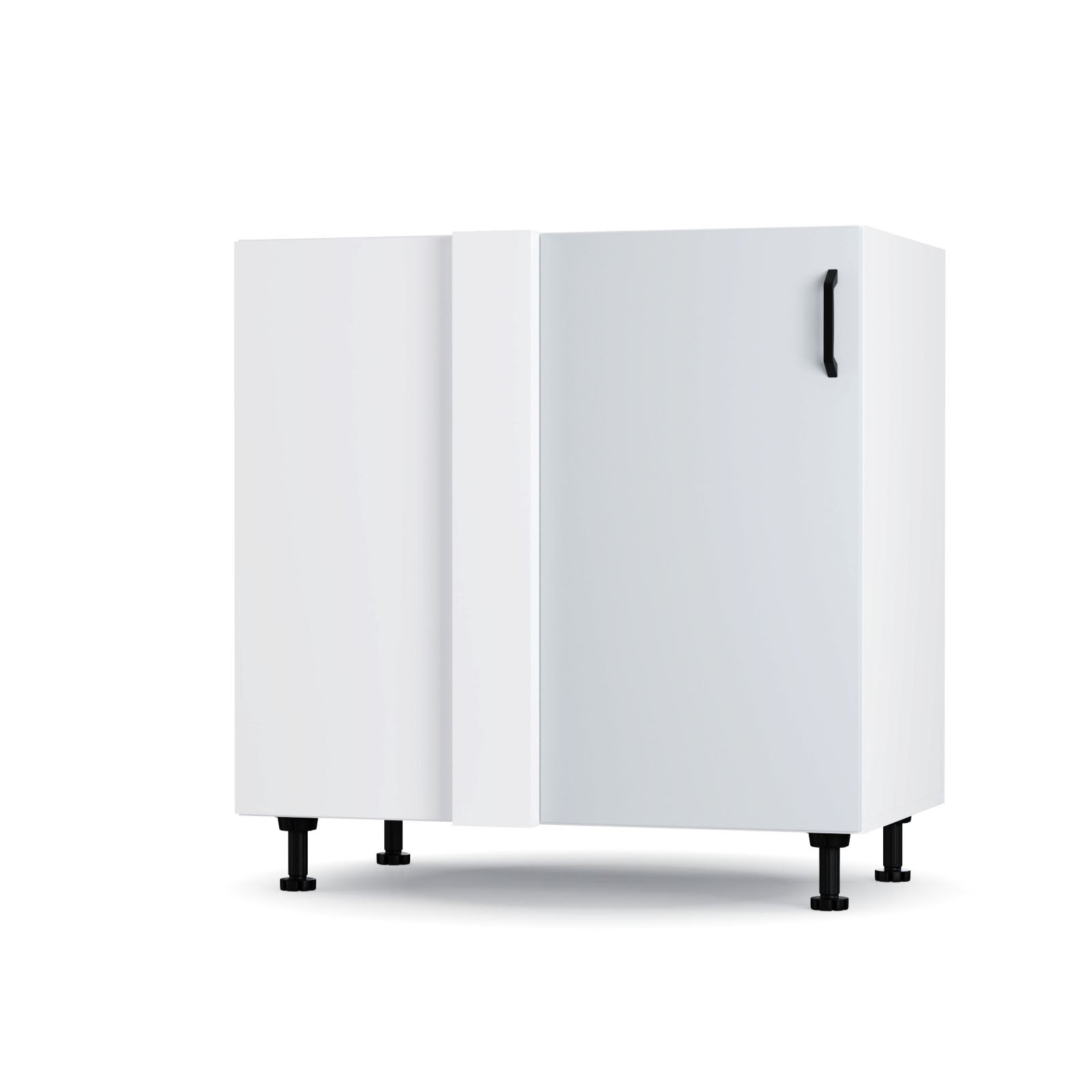 Modest Κάτω Γωνιακό Ντουλάπι Γκρι 80x48x82