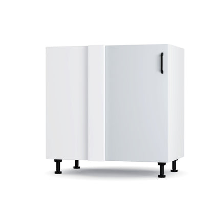 Modest Κάτω Γωνιακό Ντουλάπι Γκρι 80x48x82