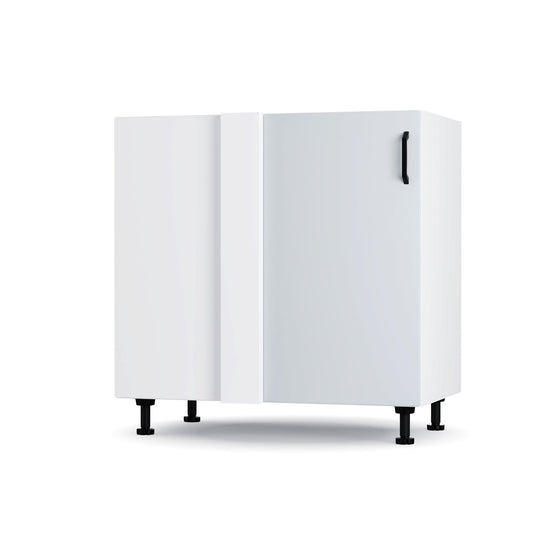 Modest Κάτω Γωνιακό Ντουλάπι Γκρι 80x48x82