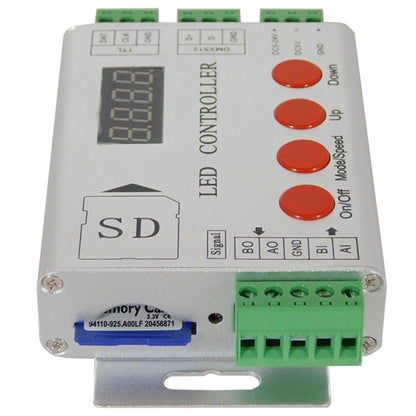 73444 LED Digital RGB Controller DMX512 & Κάρτα SD για LED Digital RGB Προϊόντα 5v - 12v - 24v HC03 2048 IC