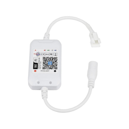 ZENGGE-WFMNA 73450 RF & WiFi 2.4G Ψηφιακός Pixel Addressable Controller DC 5-12-24V IP20 - WiFi 2.4G & Bluetooth - SPI/TTL Protocol 2048 IC - Μ10.5 x Π4.5 x Υ1.5