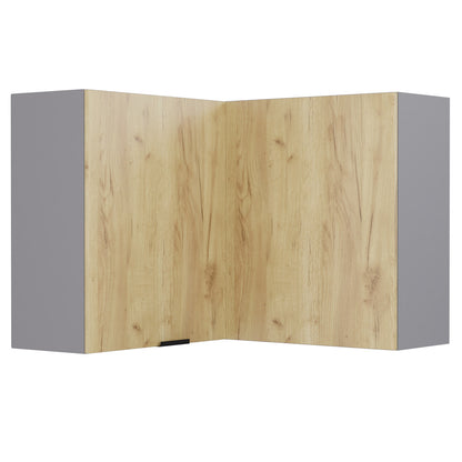 Craft Πάνω Ντουλάπι Γωνιακό Χρυσό Δρυς 60-60x30x72