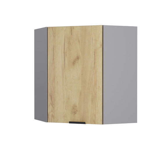 Craft Πάνω Ντουλάπι Γωνιακό Χρυσό Δρυς 60-60x30x72