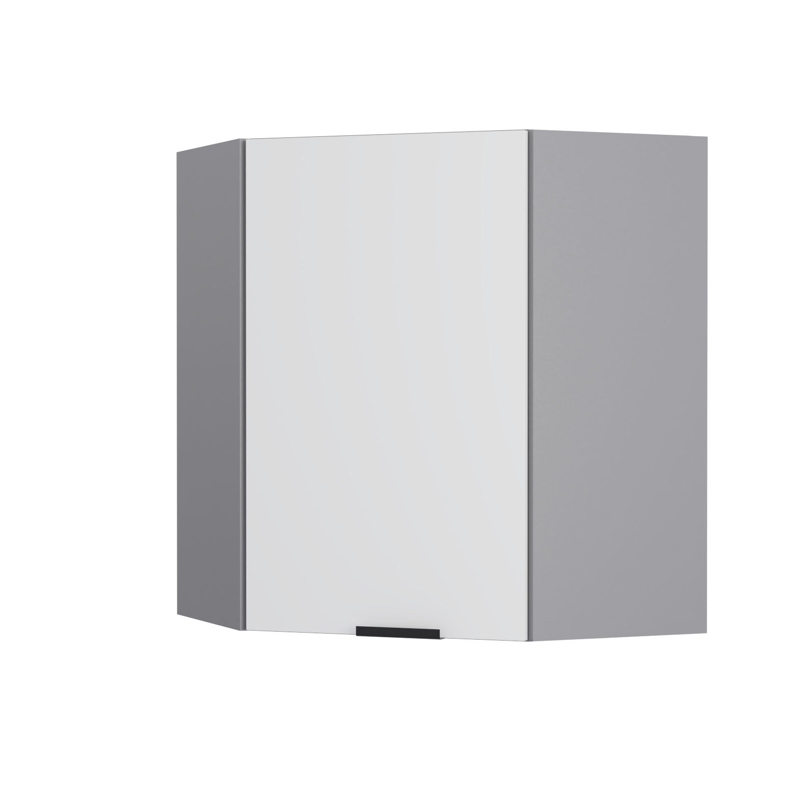 Craft Πάνω Ντουλάπι Γωνιακό Λευκό 60-60x30x72