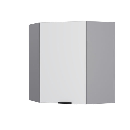 Craft Πάνω Ντουλάπι Γωνιακό Λευκό 60-60x30x72