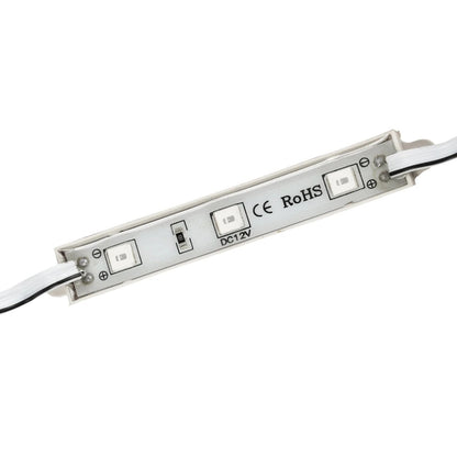 MODULARI 73703 Module LED 0.8W 64lm 120° DC 12V Αδιάβροχο IP65 3 x SMD5050 Chip Κόκκινο Dimmable - Μ8.6 x Π1.2 x Υ0.5cm - Πακέτο 20 Τεμαχίων