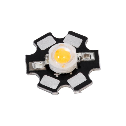 73745 High Power Star LED - Υψηλής Ισχύος Star LED 5W DC 3.2V Θερμό Λευκό 2700K Φ2 x Υ0.6cm