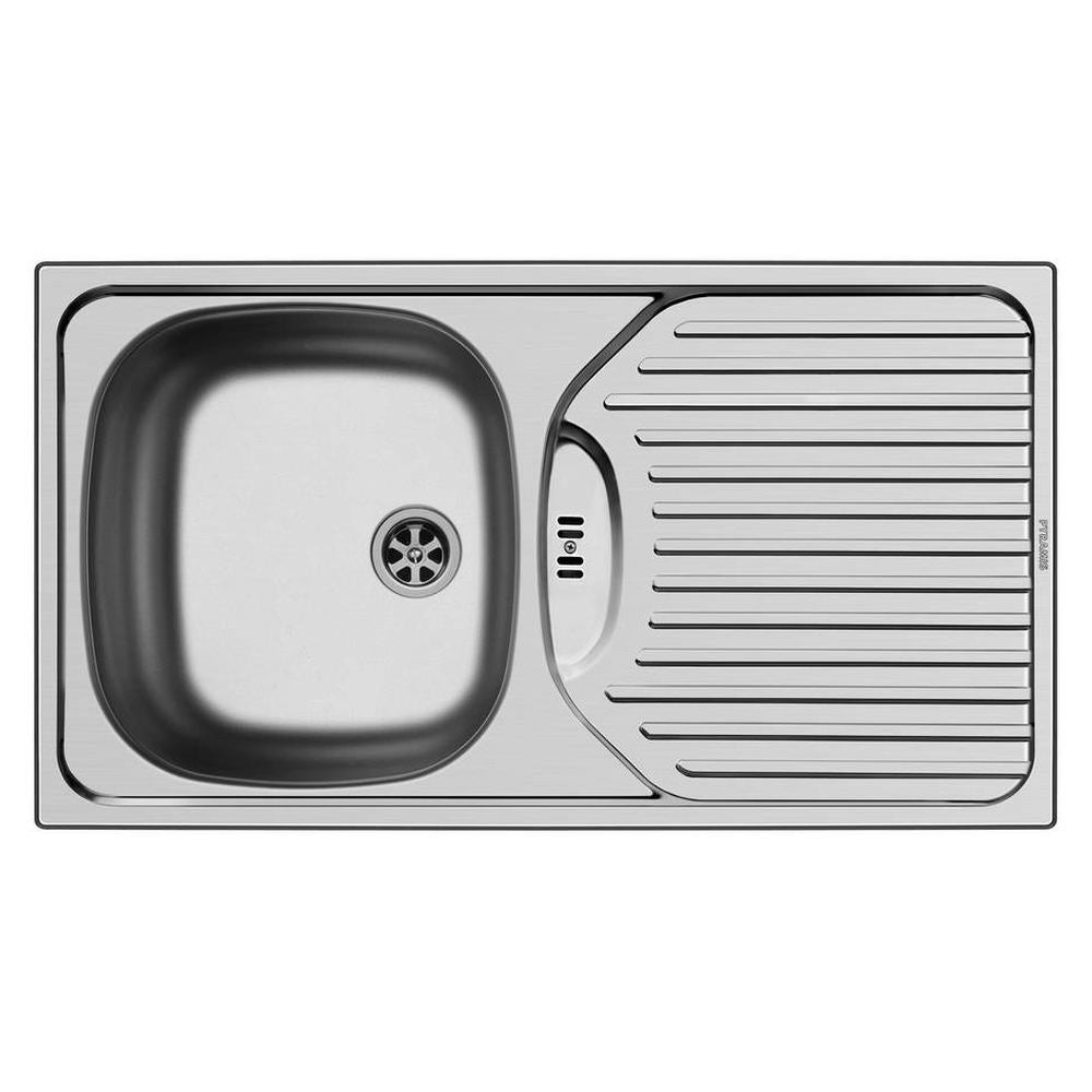 Νεροχύτης Pyramis Bradford 1B 1D 78x43.5εκ Ένθετος με Μία Γούρνα και Αποστράγγιση