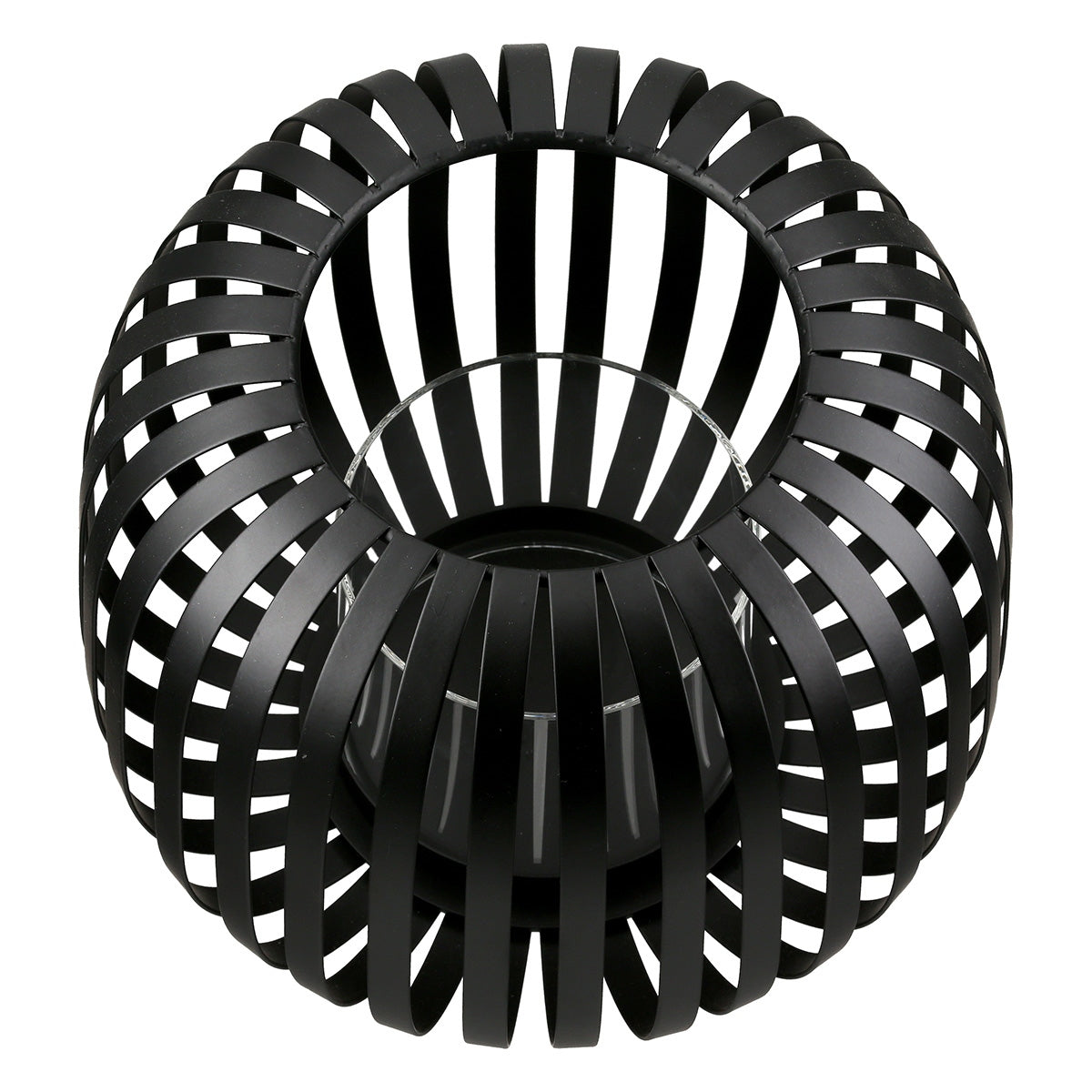 Φανάρι Μεταλλικό Μαύρο 21x21x17