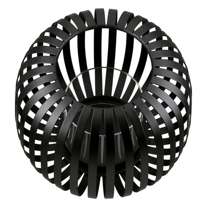 Φανάρι Μεταλλικό Μαύρο 21x21x17