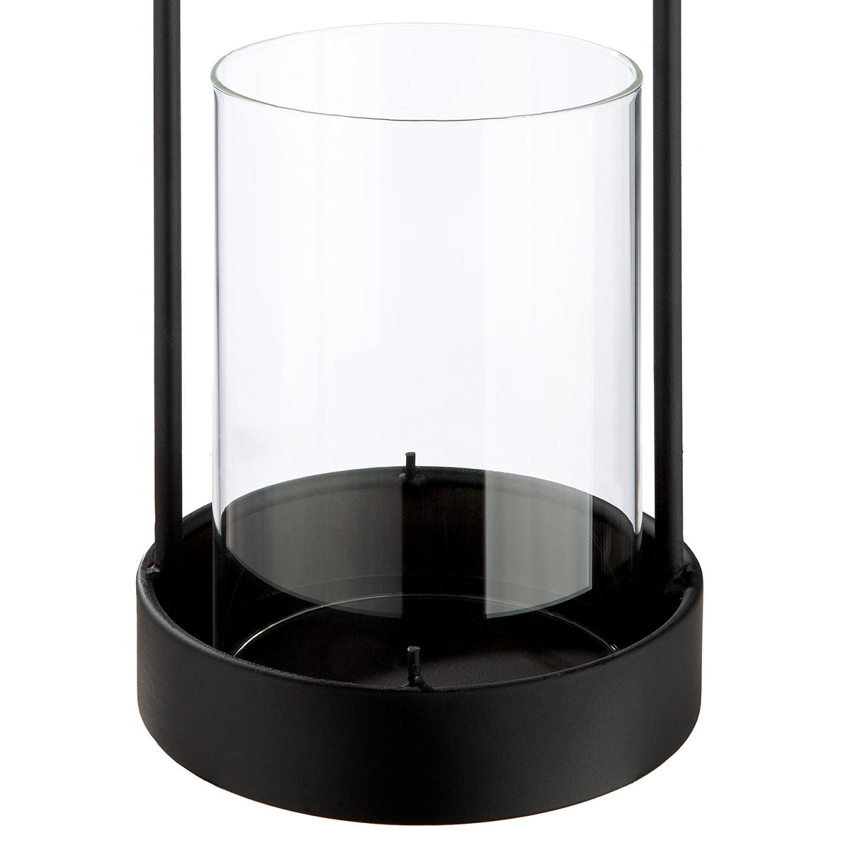 Φανάρι Κυλινδρικό Μεταλλικό Μαύρο 15x15x39