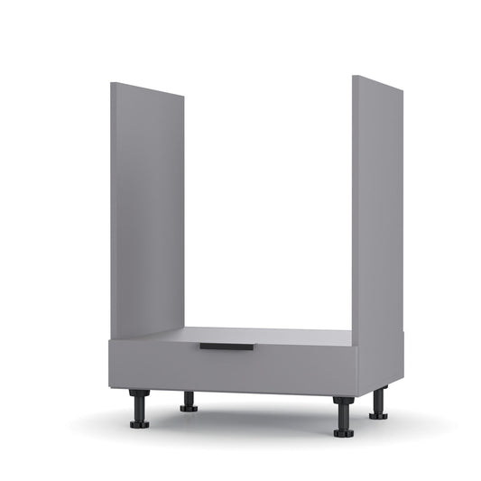 Craft Κάτω Ντουλάπι Φούρνου Γραφίτης 60x48x82