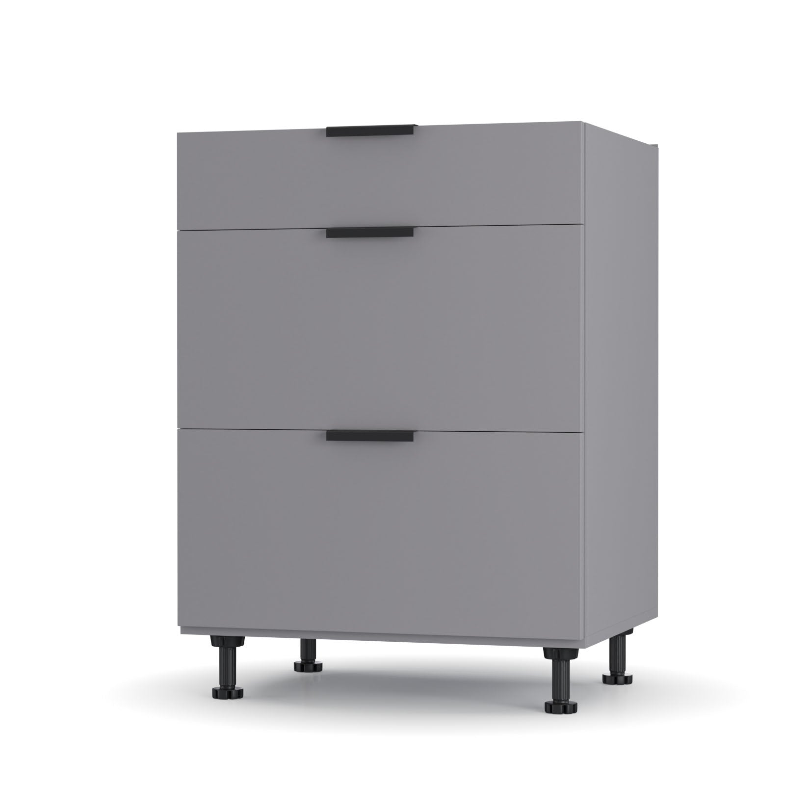 Craft Κάτω Ντουλάπι Συρταριέρα Γραφίτης 60x48x82