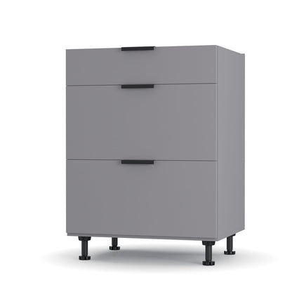 Craft Κάτω Ντουλάπι Συρταριέρα Γραφίτης 60x48x82