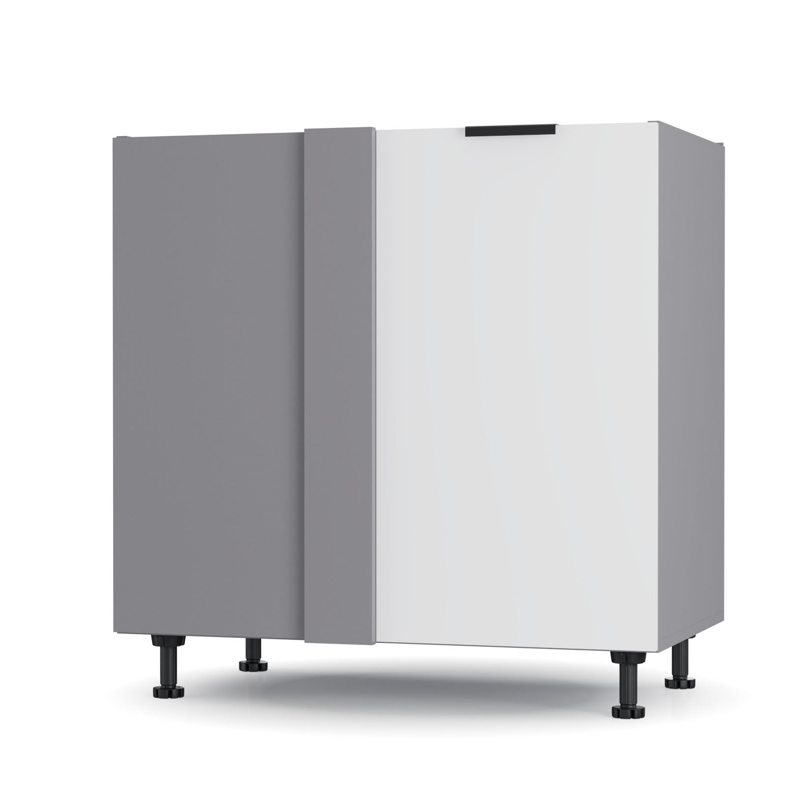 Craft Κάτω Γωνιακό Ντουλάπι Λευκό 80x48x82