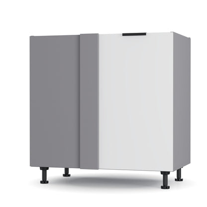 Craft Κάτω Γωνιακό Ντουλάπι Λευκό 80x48x82