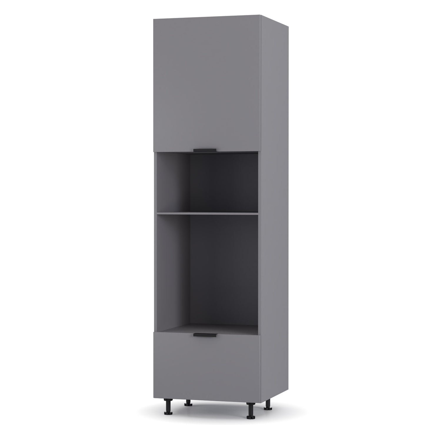 Craft Στήλη Κουζίνας Γραφίτη 60x57x214