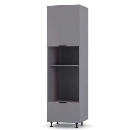 Craft Στήλη Κουζίνας Γραφίτη 60x57x214