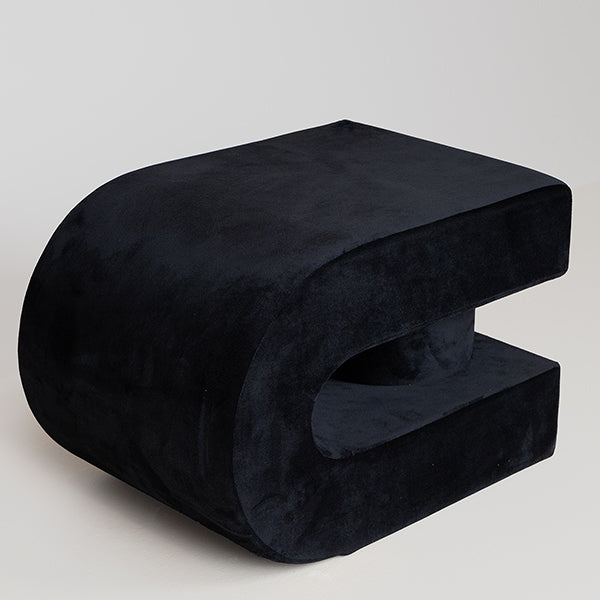 ΣΚΑΜΠΟ ΒΕΛΟΥΔΟ ΜΑΥΡΟ 60.5x40x40