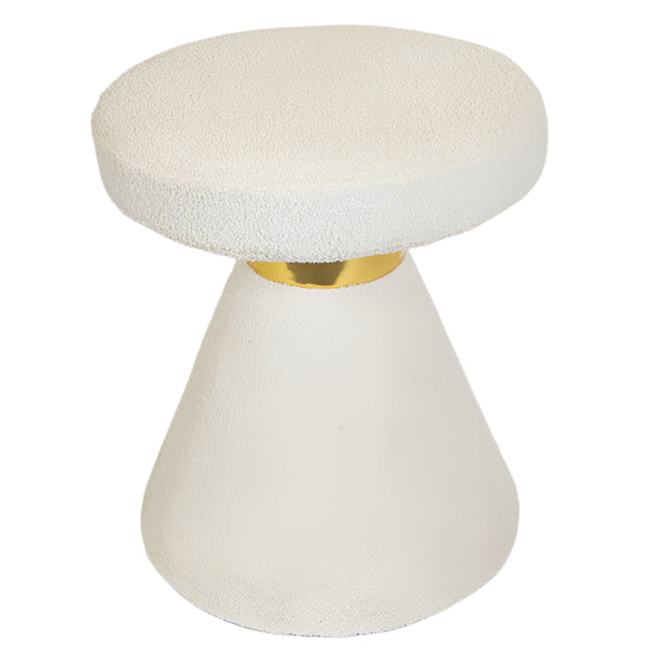 ΣΚΑΜΠΟ ΜΠΟΥΚΛΕ ΥΦΑΣΜΑ ΛΕΥΚΟ ΒΑΣΗ ΚΩΝΟΣ 42x42x49