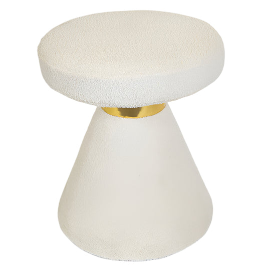 ΣΚΑΜΠΟ ΜΠΟΥΚΛΕ ΥΦΑΣΜΑ ΛΕΥΚΟ ΒΑΣΗ ΚΩΝΟΣ 42x42x49