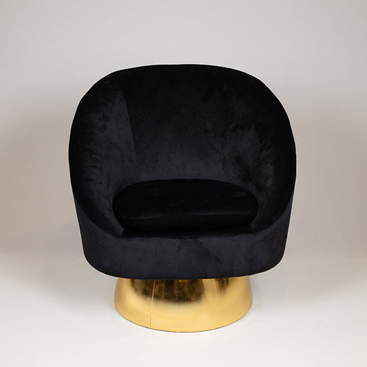 ΠΟΛΥΘΡΟΝΑ ΒΕΛΟΥΔΙΝΗ ΜΑΥΡΗ ΒΑΣΗ ΧΡΥΣΗ 79x72x81