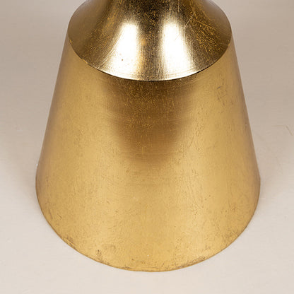 ΒΟΗΘΗΤΙΚΟ ΤΡΑΠΕΖΑΚΙ ΜΕΤΑΛΛΙΚΟ ΧΡΥΣΟ ΜΕ ΓΥΑΛΙ 39x39x67