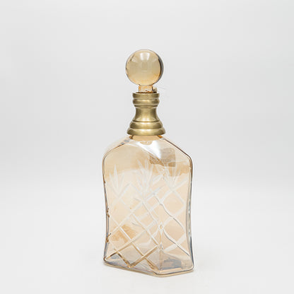 ΚΑΡΑΦΑ ΓΥΑΛΙΝΗ - ΜΕΤΑΛΛΙΚΗ ΜΕΛΙ 29x8x13.5